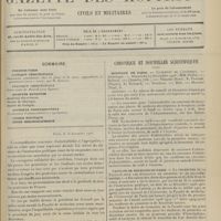 1773 - Page 1777 - Sommaire / Paris, le 28 décembre 1908 / Chronique et nouvelles scientifiques. Hôpitaux de Paris / Faculté de médecine de Paris. (Voir la suite, p. 1785)