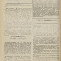 1778 - Page 1782 - Sociétés savantes. Académie des sciences. (Séance du 21 décembre 1908). L'homme fossile de la Chapelle-aux-Saints (Corrèze). MM. A. et J. Bouyssounie et L. Bardon / Société de chirurgie. (Séance du 23 décembre 1908). Plaie du poumon. M. Demoulin / Elections / Société de biologie. (Séance du 26 décembre 1908). Le thymus rachitique. M. J. du Castel / Hyperthyroïdie compensatrice ou réactionnelle. MM. Léopold-Lévi et H. de Rothschild / Le phénomène de la disparition des globulins. MM. Achard et Aynaud / Intérêts professionnels. Le concours d'admissibilité à l'agrégation