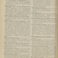 1782 - Page 1786 - Articles originaux des principales publications françaises et étrangères. Annales de dermatologie et de syphiligraphie / Annales des maladies de l'oreille, du larynx, du nez et du pharynx / Annales d'hygiène publique et de médecine légale / Archives d'électricité médicale expérimentales et cliniques / Archives de médecine des enfants / Archives des maladies de l'appareil digestif et de la nutrition / Archives générales de médecine / Archives générales de chirurgie / Bulletin médical / Bulletin général de thérapeutique / Écho médical du Nord / Gazette hebdomadaire des sciences médicales de Bordeaux / Journal de médecine de Bordeaux / Journal de médecine et de chirurgie pratiques / Journal des praticiens / Journal des sciences médicales de Lille / Journal médical de Bruxelles