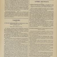 0050 - Page 44 - Sociétés savantes. Société de biologie. (Séance du 10 janvier 1909). Mécanisme de l'action de l'atoxyl dans les trypanosomiases. M. Levaditi / Un nouveau micrococcus. MM. Clerc et Sartory / Variétés. Le rôle des moustiques dans la contagion du paludisme pressenti dès 1754. Par M. Bonnette... / Livres nouveaux. Le régime alimentaire des malades. Considérations pratiques sur les aliments et les boissons diététiques et sur l'hygiène de l'alimentation, par le Docteur Paul Cornet. [A. Gaullieur L'Hardy] / Les tumeurs du sein, par V. Cornil... [Etienne le Sourd]