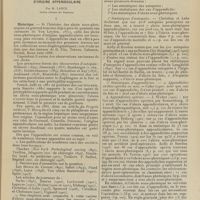 0069 - Page 63 - Revue générale. Les abcès sous-phréniques d'origine appendiculaire ; par M. Lance... I. Historique / II. Etiologie