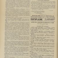0076 - Page 70 - Documents officiels. Décret relatif à la réorganisation des études médicales / Actes de la Faculté de médecine de Paris du 25 au 30 janvier 1909. Examens de doctorat