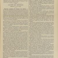0085 - Page 79 - Sociétés savantes. Société médicale des hôpitaux. (Séance du 15 janvier 1909). Pelade. M. Rousseau-Decelle / Théorie mécanique des colites. M. Mendez... / Société de chirurgie. (Séance du 13 janvier 1909). Réduction sanglante des fractures sans fixation. M. Willems...