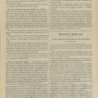 0087 - Page 81 - Sociétés savantes. Société de médecine de Paris. (Séance du 9 janvier 1909). Installation du bureau. M. Paul Guillon... / De l'état antérieur dans les accidents du travail. M. Dabout / Tables et maisons de régime. M. Chassevant / Pratique médicale. Le mal perforant plantaire et son traitement ; par M. Schmieder