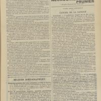 0099 - Page 93 - Pratique médicale. Sur la congestion pulmonaire d'origine grippale ; par M. Duru / Bulletin bibliographique / Notes pour l'internat. Cancer de la langue