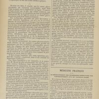 0132 - Page 126 - La fonction glycogénique du foie et sa régulation ; par le Docteur Hallion... / Médecine pratique. Le réchauffement des nourrissons prématurés par l'enveloppement avec du taffetas gommé