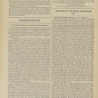 0134 - Page 128 - Sociétés savantes. Société de médecine de Paris. (Séance du 23 janvier 1909). Tables et maisons de régime. M. Joly... / Correspondance. Le massage devant la rétention prostatique. [Dr Reignier] / Chronique et nouvelles scientifiques (Suite). Distinctions honorifiques