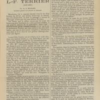 0165 - Page 159 - Séance annuelle de la Société de chirurgie du 3 février 1909. Éloge de L.-F. Terrier (1837-1908) ; par M. E. Rochard...