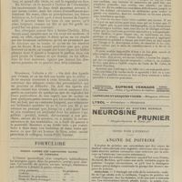 0171 - Page 165 - Séance annuelle de la Société de chirurgie du 3 février 1909. Éloge de L.-F. Terrier (1837-1908) ; par M. E. Rochard... / Formulaire. Potion contre les laryngites aiguës de l'enfance. (Bull. gén. de thérap.) / Livres nouveaux. L'orthopédie indispensable aux praticiens, par F. Calot... / Notes pour l'internat. Angine de poitrine