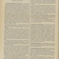0184 - Page 178 - Sociétés savantes. Académie de médecine. (Séance du 2 février 1909). L'emploi des arsenicaux en agriculture. M. Hanriot / Mortalité par la tuberculose. M. Armaingaud / Désinfection des navires. M. Chantemesse, en son nom et au nom de M. Borel / Politique sanitaire et devoir social. M. Paul Strauss