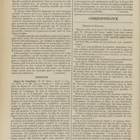 0186 - Page 180 - Analyses. Médecine. Indications des lavages de l'estomac (Hayem. Arch. des mal. de l'app. dig. et de la nutrition...). [L. Babonneix] / Chirurgie. Cancer de l'oesophage (G. M. Seelig. Annals of Surg...). [F. Gardner] / Correspondance. [P. Fredet]
