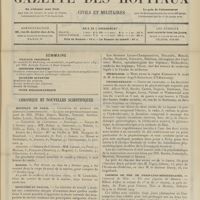 0191 - Page 185 - Sommaire / Chronique et nouvelles scientifiques. Hopitaux de Paris / Marine / Ministère du travail / Nécrologie / Physiothérapie / Chemins de fer de Paris-Lyon-Méditerranée