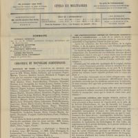 0203 - Page 197 - Sommaire / Chronique et nouvelles scientifiques. Hôpitaux de Paris / Les protestations contre le concours d'admissibilité à l'agrégation / Le Congrès général des villes d'eaux. (Voir la suite des Nouvelles, p. 205)