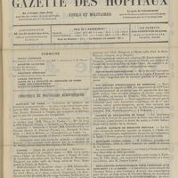 0215 - Page 209 - Sommaire / Chronique et nouvelles scientifiques. Hôpitaux de Paris / Guerre / Distinctions honorifiques / XVIe Congrès international de médecine / Société de psychiatrie de Paris / Société clinique de médecine mentale / Monument Victor Cornil / Souscription internationale pour l'érection d'un monument à E.-J. Marey