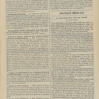 0227 - Page 221 - Sociétés savantes. Société de neurologie. (Séance du 4 février 1909). L'attitude en flexion des contractures. M. Noica / Paralysies multiples des nerfs crâniens dans le tabes. M. Souques / Acromégalie infantilisme. M. Thibierge / Sclérose en plaques, début par des troubles mentaux simulant la paralysie générale. MM. Raymond et Touchard / Rapports du tremblement et de la tachycardie dans la maladie de Basedow. M. Ballet / Aphasie et centre de Broca. MM. Vincent et Dumollard / Hérédo-ataxie cérébelleuse. MM. Raymond et Lhermitte / Deux autopsies de syndrome thalamique. M. Roussy / Pachyméningite cervicale hypertrophique ayant simulé un néoplasme cérébral. M. Tinel / Pratique médicale. La suralimentation dans les anémies ; par M. P. Pérard