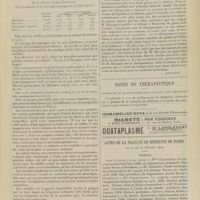 0239 - Page 233 - Variétés. Notice sur les mouvements de population et les causes de décès à Paris en 1908 ; par le Docteur Jacques Berthillon... / Livres nouveaux. Principes de thérapeutique raisonnée et pratique, par A. Manquat. [L. Babonneix] / Notes de thérapeutique. Posologie de la digitaline dans le pouls lent permanent / Actes de la Faculté de médecine de Paris du 22 au 27 février 1909. Thèses