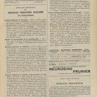 0251 - Page 245 - Livres nouveaux. Maladies des articulations. Action physiologique du massage, par le Docteur Norström. [L. Babonneix] / Articles originaux des principales publications françaises et étrangères. Archives générales de chirurgie / Annales de dermatologie et de syphiligraphie / Archives générales de médecine / Archives d'électricité médicale expérimentales et cliniques / Archives de médecine des enfants / Bulletin de laryngologie, otologie et rhinologie / Notes pour l'internat. Stomatite mercurielle