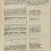 0274 - Page 268 - Sociétés savantes. Société de biologie. (Séance du 20 février 1909). Vaccination antirabique au moyen de la substance nerveuse normale. M. Remlinger / Pièces microscopiques conservées dans la gélatine glycérinée en boîte de Pétri. M. G. Roussy / Influence des vents sur les dépenses de l'organisme (troisième note). M. Maurel / Inconstance de la glycosine après extirpation totale du pancréas. MM. Suñer et Turró / Le liquide céphalo-rachidien dans un cas d'hydrocéphalie consécutive à un gliome du cervelet. MM. Mestresat et Gaujoux / Variétés. Névrologie rimée