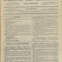 0279 - Page 273 - Sommaire / Chronique et nouvelles scientifiques. Hôpitaux de Paris / La maison du médecin (Voir la suite des Nouvelles, p. 281)