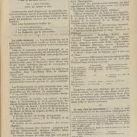 0293 - Page 287 - Revue générale. Diagnostic de la tuberculose au laboratoire (étude de quelques notions récentes) ; par J. Lévy-Valensi... I. Les acido-résistants / II. Le sang chez les tuberculeux
