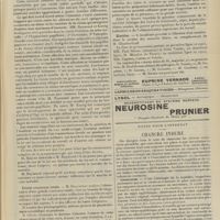 0323 - Page 317 - Sociétés savantes. Académie de médecine. (Séance du 2 mars 1909). Le choléra. M. Chantemesse / Atrophie héréditaire de la papille. M. Raymond présente, au nom de M. Koenic / Pelade crânienne totale. M. Hallopeau / Les buées industrielles et l'hygiène du travail, par M. Hanriot, MM. Hébert et Heim / Election / Notes pour l'internat. Chancre induré