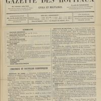 0339 - Page 333 - Sommaire / Chronique et nouvelles scientifiques. Hôpitaux de Paris / Hôpitaux de Province / Assistance médicale à domicile / Concours de l'internat des asiles d'Armentières et Bailleul / Syndicat médical de Paris / Nécrologie / Association d'enseignement médical professionnel