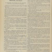 0342 - Page 336 - Sur un cas de pleurésie double ; par le Docteur Conor... / Médecine pratique. Le traitement des fistules par les injections de pâte au sous-nitrate de bismuth. [M. Lance]