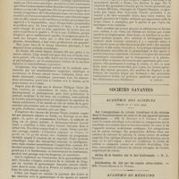 0356 - Page 350 - Hygiène sociale. Les tendances actuelles de l'éducation physique / Sociétés savantes. Académie des sciences. (Séance du 1er mars 1909). Sur l'antagonisme du citrate trisodique et du calcium dans le fonctionnement du coeur et de son appareil nerveux modérateur. MM. H. Busquet et V. Pachon / Académie de médecine. (Séance du 9 mars 1909). La méningite cérébro-spinale. M. Netter