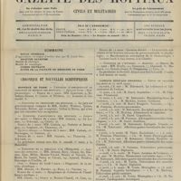 0363 - Page 357 - Sommaire / Chronique et nouvelles scientifiques. Hôpitaux de Paris / Clinique médicale infantile