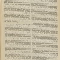 0367 - Page 361 - Revue générale. L'appendicite chronique d'emblée ; par Louis Brin... IV. Évolution, complications, pronostic / V. Formes cliniques et diagnostic