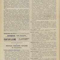 0384 - Page 378 - Actes de la Faculté de médecine de Paris du 22 au 27 mars 1909. Thèses / Articles originaux des principales publications françaises et étrangères. Deutsche medizinische Wochenschrift / Journal des sciences médicales de Lille / Lyon médical / Marseille médical / Montpellier médical / Nord médical / Pédiatrie pratique / Presse médicale