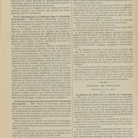 0417 - Page 411 - Sociétés savantes. Société médicale des hôpitaux. (Séance du 19 mars 1909). Pleurésies au cours de la scarlatine chez l'adulte. MM. P. Teissier et Duvoir / Valeur thérapeutique de l'émétique dans le traitement de la syphilis. MM. Queyrat et Demanche / L'ultra-microscopique et son rôle essentiel dans le diagnostic de la syphilis. MM. Gastou et Comandon / Sur l'albuminurie et l'oligurie orthostatique. MM. G. Linossier et G.-H. Lemoine / Société de biologie. (Séance du 20 mars 1909). La diffusion de l'azote dans les liquides de l'organisme. MM. Javal et Boyet