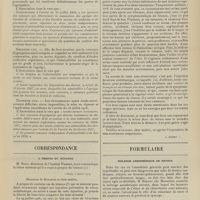 0429 - Page 423 - Intérêts professionnels. Faut-il diviser les concours d'agrégation en deux séries indépendantes d'épreuves ou revenir à l'ancien concours ? / Correspondance. A propos du tétanos. [L. Dodet] / Formulaire. Mélange anesthésique de Reynès (Revue int. De méd. et de chir.)