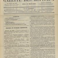 0435 - Page 429 - Sommaire / Chronique et nouvelles scientifiques. Hôpitaux de Paris / Infirmerie de Saint-Lazare / Asiles d'aliénés de Montpellier / Guerre / Le référendum des Écoles de province au sujet de l'admissibilité à l'agrégation / Société des médecins-inspecteurs des Écoles de la ville de Paris et de Seine / Nécrologie
