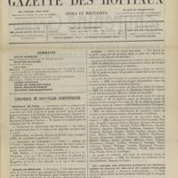 0471 - Page 465 - Sommaire / Chronique et nouvelles scientifiques. Hôpitaux de Paris / Écoles de médecine / Guerre / XIXe Congrès des médecins aliénistes et neurologistes de France et des pays de langue française