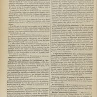 0494 - Page 488 - Sociétés savantes. Académie des sciences. (Séance du 29 mars 1909). Le sous-nitrate de bismuth dans les affections de l'estomac. M. G. Lyon / Plusieurs cas de traitement de l'épithélioma de l'oesophage par les applications directes de radium. MM. Guisez et Barcat / Société de neurologie. (Séance du 1er avril 1909). Action du radium sur les tissus du névraxe. MM. Alquier et Faure-Beaulieu / Une autopsie de névrite ascendante. MM. Déjerine et Thomas / Le signe d'Argyll-Robertson dans les lésions non syphilitiques du pédoncule cérébral. MM. G. Guillain, Rochon-Duvigneaud et Troisier / Torticolis traité par la section de la branche externe du spinal. M. Sicard, suggestion de M. Brissaud et M. Babinski / Paralysie alterne. M. Français / Méralgie paresthésique gravidique. MM. Dufour et Cottenot / Noevus vasculaire dans le domaine du trijumeau. MM. Achard et Ramond