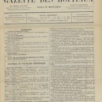 0499 - Page 493 - Sommaire / Chronique et nouvelles scientifiques. Hôpitaux de Paris / La méningite cérébro-spinale (Voir la suite des Nouvelles, p. 500)