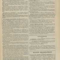 0513 - Page 507 - Chronique et nouvelles scientifiques. Guerre / Ministère de l'intérieur / XVIe Congrès international de médecine / Statistique / Banquet annuel de l'internat en médecine / Syndicat médical de Paris / Renseignements / Bulletin bibliographique