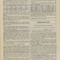 0541 - Page 535 - Chronique et nouvelles scientifiques. Commission des prix de l'Académie de médecine pour 1909 / Société de l'internat / Société clinique de médecine mentale / Société française d'hygiène / American proctologic society / École d'enseignement médical complémentaire / Le monument de Michel Servet / Nécrologie / Correspondance. A propos de la réforme de l'agrégation. [Dr Grasset]