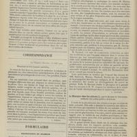 0562 - Page 556 - Analyses. Pédiatrie. Sur un nouveau cas de conjonctivite diphtérique après la rougeole. (Weill et Mouriquand. Pédiat. prat...). [L. Babonneix] / Thérapeutique. L'emploi de la lécithine pour retarder les règles. (H. de Wilczinski. Sem. méd...). [L. Gayard] / Correspondance. [A. Sigaud] / Formulaire. Excoriations du mamelon / Livres nouveaux. Troisième compte rendu de l'Institut impérial fondé pour l'étude du cancer, par le Docteur Murray. [L. Alquier] / La mimique chez les aliénés, par le Docteur G. Dromard... [L. Gayard]
