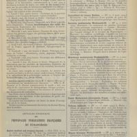 0569 - Page 563 - Chronique et nouvelles scientifiques. Nécrologie / Clinique médicale des maladies de l'enfance / Hôpital Saint-Louis / Articles originaux des principales publications françaises et étrangères. Boston medical and surgical Journal / Centralblatt für innere Medizin / Deutsche medizinische Wochenschrift / Münchener medizinische Wochenschrift / Pester Medizinisch-chirurgische Presse / Tribune médicale / Wiener klinische Wochenschrift