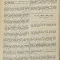 0572 - Page 566 - Clinique médicale de l'Hôpital Beaujon. Maladie de Hodgson et syphilis ; par M. le Professeur Debove / De l'asthme infantile ; par M. Pierre Maurel...
