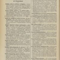 0596 - Page 590 - Articles originaux des principales publications françaises et étrangères. Académie royale de médecine de Belgique / Annales d'hygiène publique et de médecine légale / Annales des maladies de l'oreille, du larynx, du nez et du pharynx / Archives d'électricité médicale expérimentales et cliniques / Archives générales de chirurgie / Archives de médecine navale / Archives médico-chirurgicales de province / Bulletin de laryngologie, otologie et rhinologie / Bulletin médical / Gazette hebdomadaire des sciences médicales de Bordeaux / Écho médical du Nord / Journal de médecine de Bordeaux / Journal des praticiens / Journal des sciences médicales de Lille / Journal médical de Bruxelles / Montpellier médical