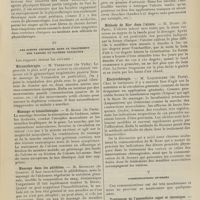 0603 - Page 597 - IIe Congrès de physiothérapie des médecins de langue française (Paris, les 13, 14 et 15 avril 1909). III. Inconvénients cliniques et scientifiques de l'exercice de la physiothérapie par les empiriques / IV. Les agents physiques dans le traitement des varices et ulcères variqueux. Mécanothérapie. M. Vermeulen... / Massage et kinésithérapie. M. Bloch... / Massage dans les phlébites. M. Bourcart... / Hydrothérapie. M. Dubois... / Méthode de Bier dans l'ulcère / Electrothérapie. M. Laquerrière... / V. Communications diverses. Traitement de l'appendicite aiguë et chronique. M. Bourcart