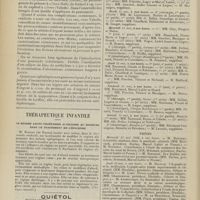 0636 - Page 630 - Revue générale. L'ophtalmie du nouveau-né ; par R. Burnier... V. Traitement curatif / Thérapeutique infantile. Le régime lacto-végétarien auxiliaire au bromure dans le traitement de l'épilepsie / Actes de la Faculté de médecine de Paris du 10 au 15 mai 1909. Examens de doctorat / Thèses