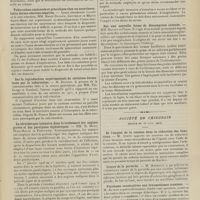 0645 - Page 639 - Sociétés savantes. Société médicale des hôpitaux. (Séance du 30 avril 1909). Sporotrichose et tuberculose associées. MM. De Beurmann, Gougerot et Vaucher / Tuberculose cantonnée et granulique chez un nourrisson. Intra-dermo-réaction négative. MM. Henri Dufour, Cottenot et Meaux Saint-Marc / Sur la reproduction expérimentale de certaines dermatoses par la tuberculose. M. Dufour, la communication faite par MM. Thibierge et Gastinel / La sérothérapie intensive dans le traitement des angines graves et des paralysies diphtériques. MM. H. Méry, Weil-Hallé et Parturier / Sur une nouvelle forme de discomycose cutanée. MM. Ravaut et Pinoy / Société de chirurgie. (Séance du 28 avril 1909). De l'emploi de la cocaïne dans la réduction des luxations. M. Quénu / Cancer de la parotide. M. Morestin / Psychoses consécutives aux traumatismes crâniens. M. Auvray