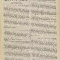 0671 - Page 665 - Revue générale. Les complications laryngées de la fièvre typhoïde ; par Marc Leconte... I. Historique / II. Anatomie pathologique