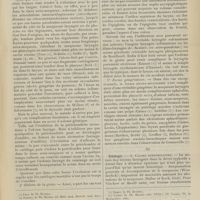 0675 - Page 669 - Revue générale. Les complications laryngées de la fièvre typhoïde ; par Marc Leconte... II. Anatomie pathologique / III. Etiologie