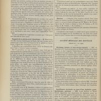 0702 - Page 696 - Sociétés savantes. Académie de médecine. (Séance du 11 mai 1909). Appendicite chronique. M. Richelot / Rapports de la phtisie et de l'alcoolisme. M. Bertillon / Election / Société médicale des hôpitaux. (Séance du 7 mai 1909). Erythème noueux et intra-dermo-réaction. MM. H. Barbier et C. Lian / Insuffisance surrénale au cours d'une diphtérie grave. Opothérapie ; guérison. MM. Louis Martin et Henri Darré