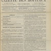 0707 - Page 701 - Sommaire / Chronique et nouvelles scientifiques. Hôpitaux de Paris / Contre l'encombrement des études médicales / Guerre / Faculté de médecine de Paris / Clinique médicale de l'Hôtel-Dieu / Erratum